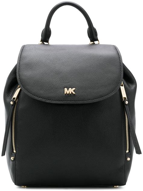 michael michael kors evie medium pebbled leather backpack|Evie Medium Leather Backpack .